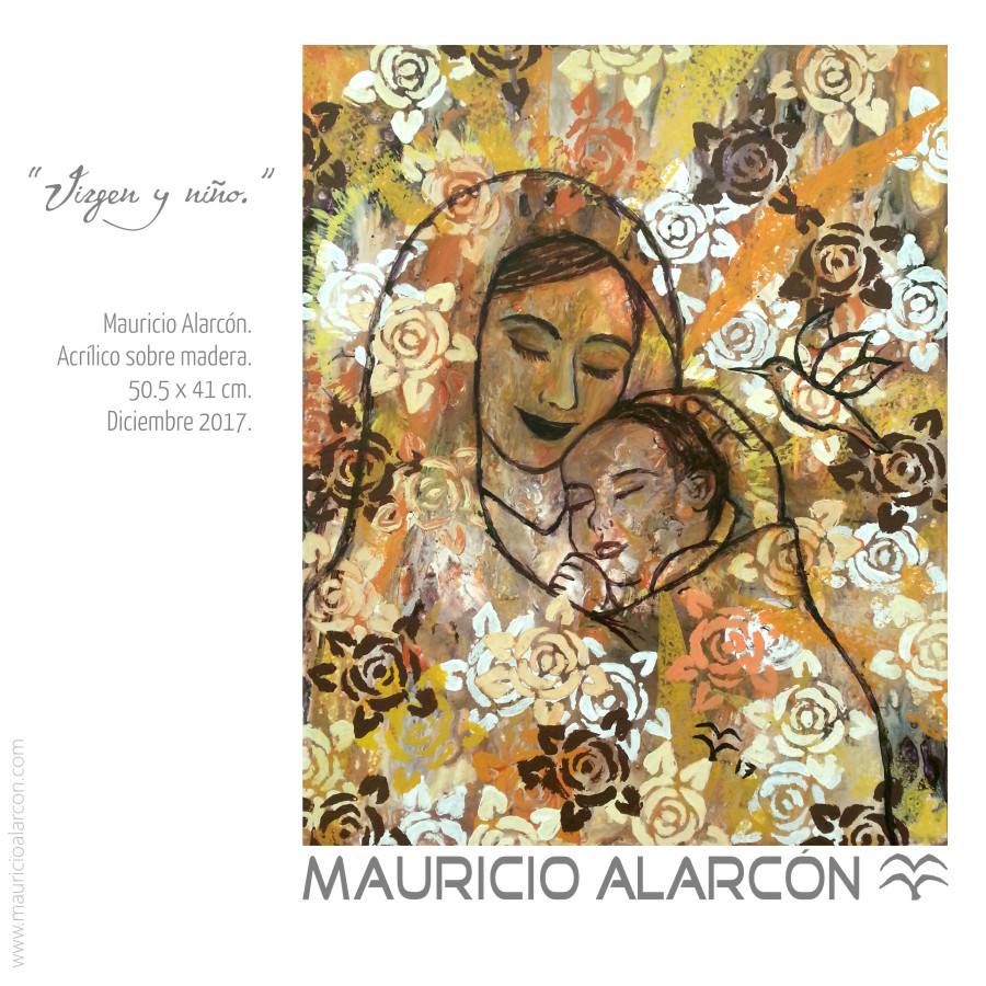 Mauricio Alarcón. "Virgen y niño."